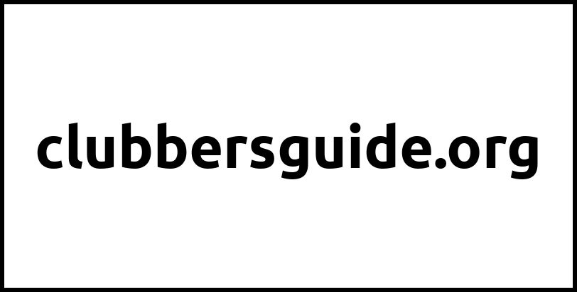 clubbersguide.org