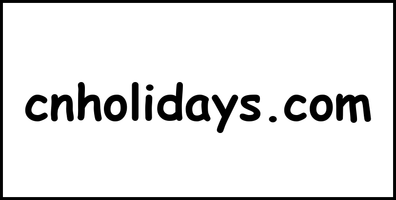 cnholidays.com