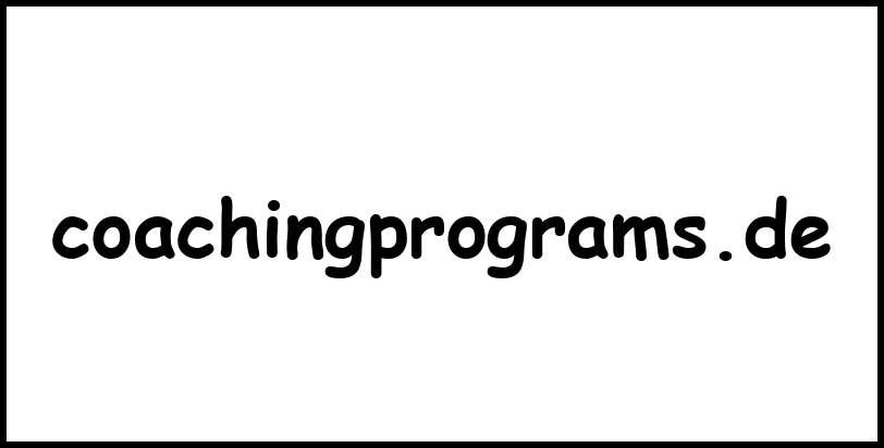 coachingprograms.de