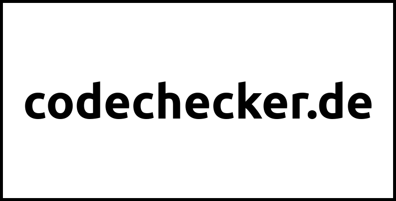 codechecker.de
