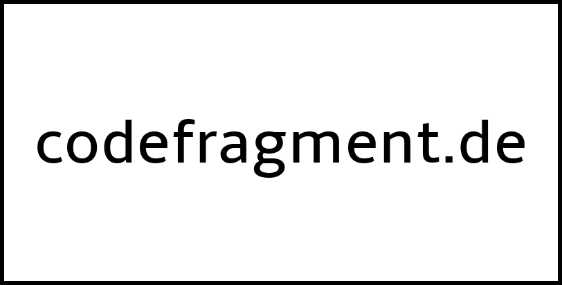 codefragment.de
