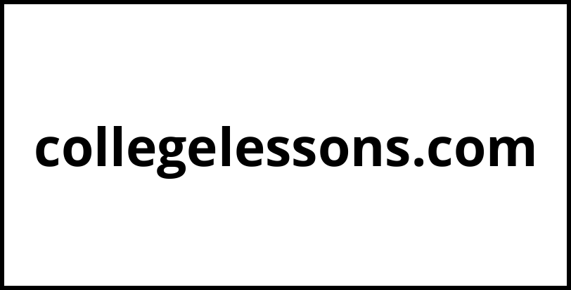 collegelessons.com