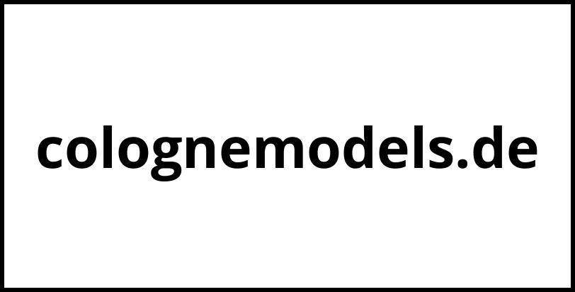 colognemodels.de