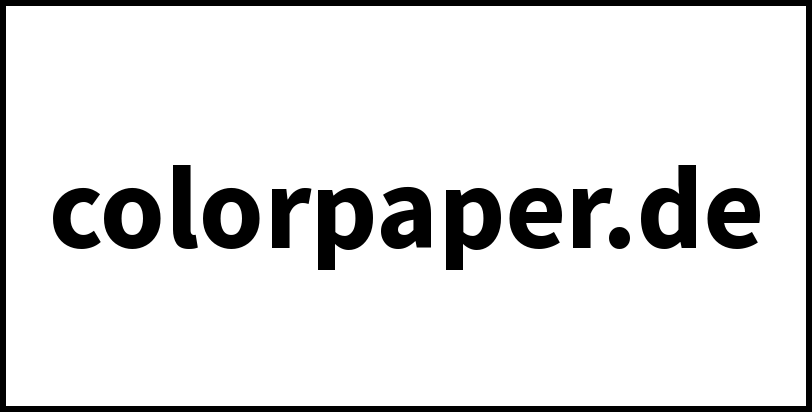 colorpaper.de