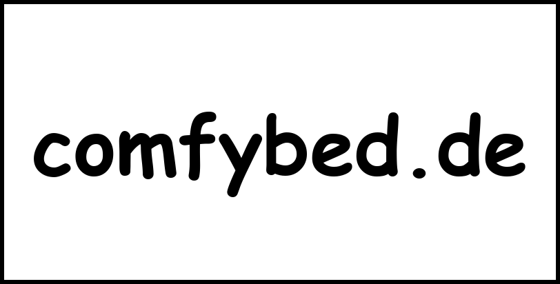 comfybed.de