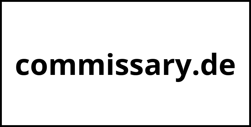 commissary.de