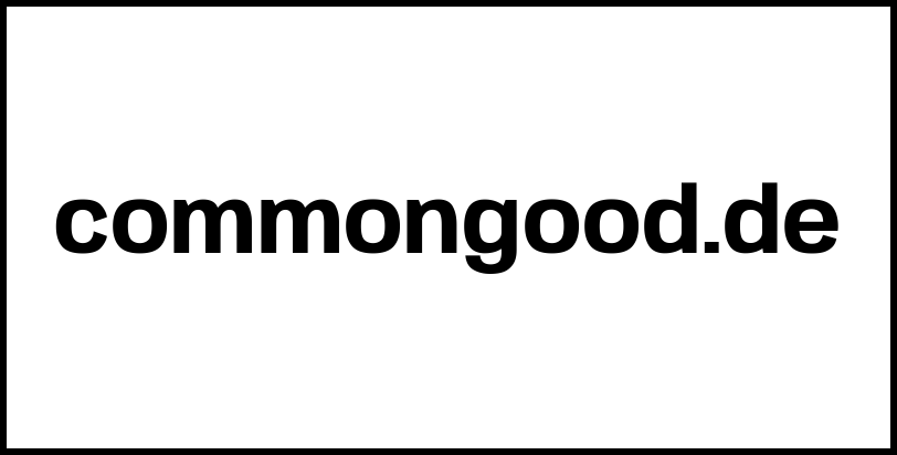 commongood.de