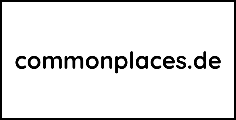 commonplaces.de