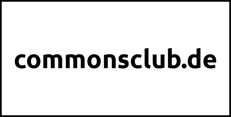 commonsclub.de