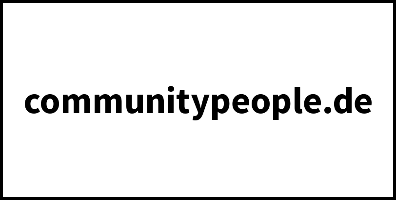 communitypeople.de