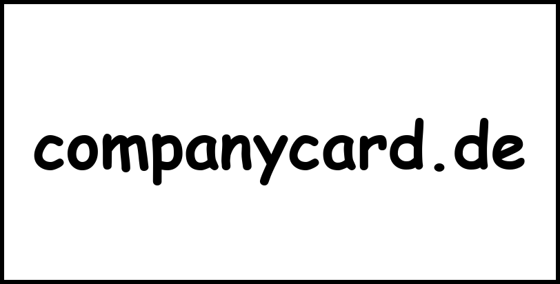 companycard.de