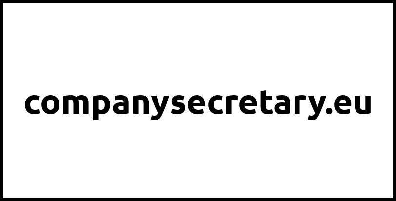 companysecretary.eu