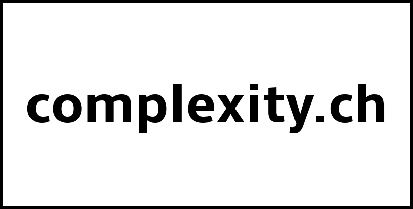 complexity.ch