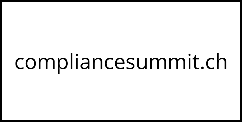 compliancesummit.ch