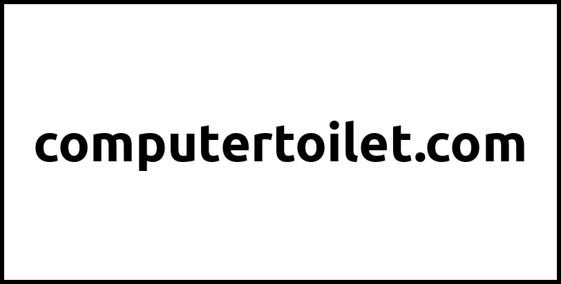 computertoilet.com