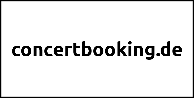 concertbooking.de