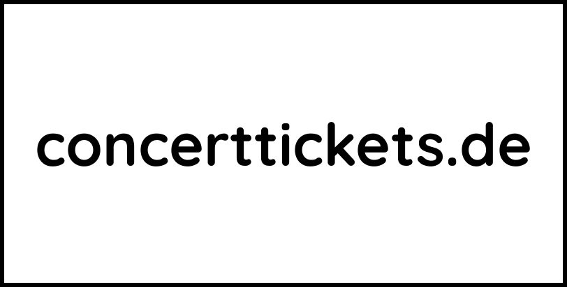 concerttickets.de