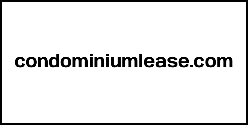 condominiumlease.com