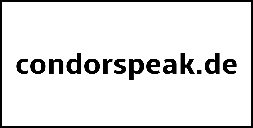 condorspeak.de