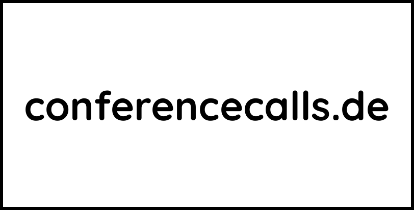 conferencecalls.de