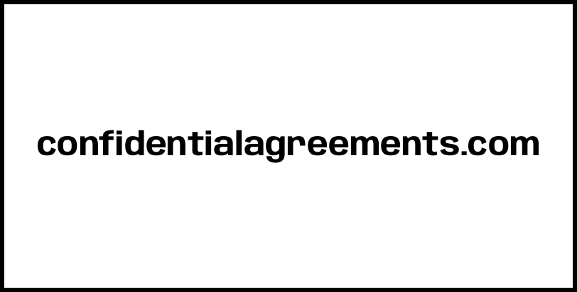 confidentialagreements.com