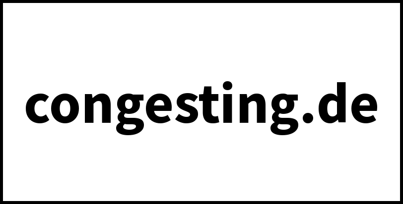 congesting.de