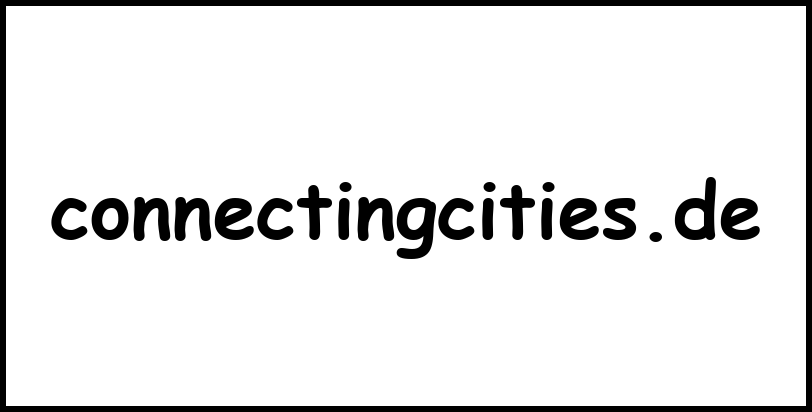 connectingcities.de