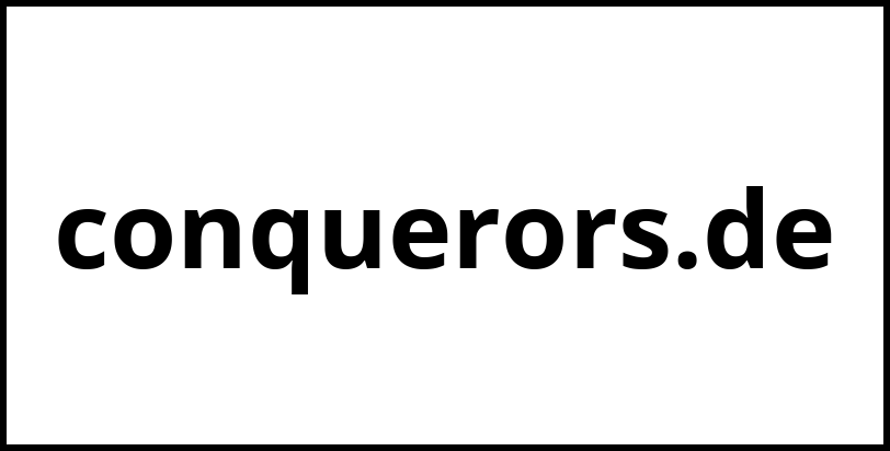 conquerors.de