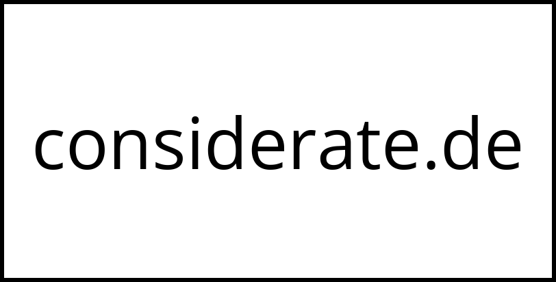 considerate.de