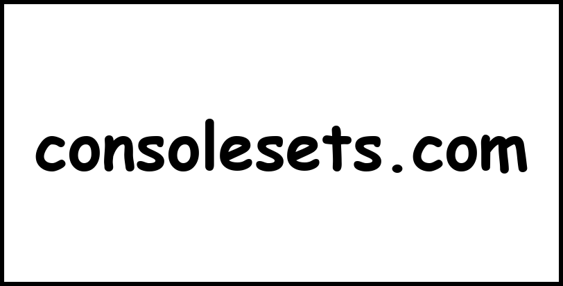 consolesets.com