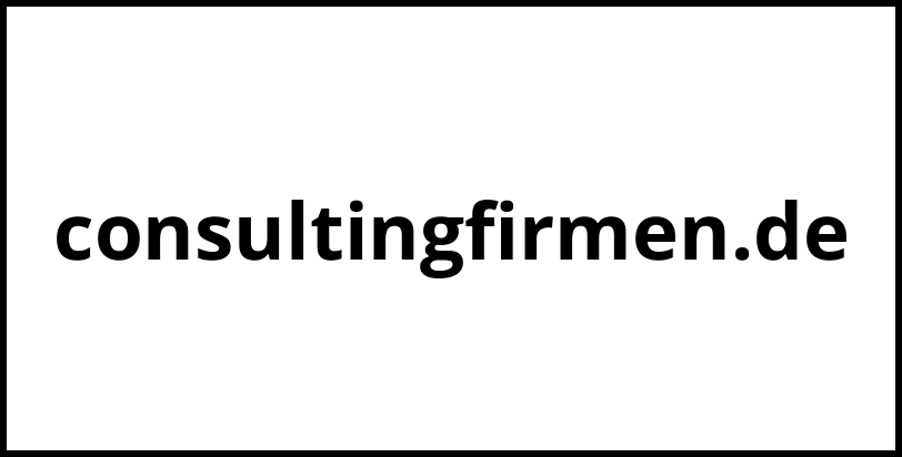 consultingfirmen.de