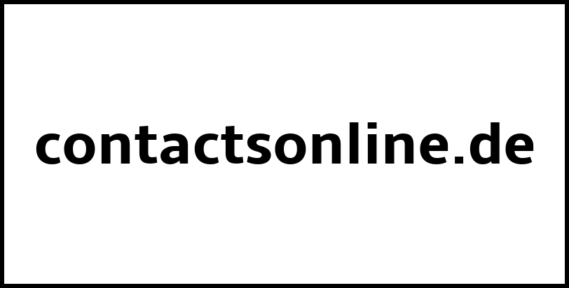 contactsonline.de