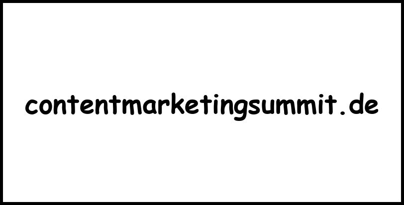 contentmarketingsummit.de