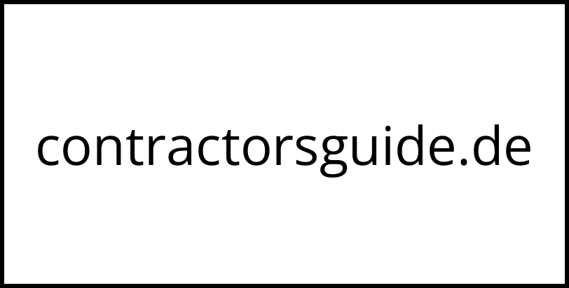 contractorsguide.de