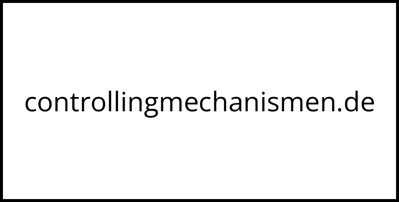 controllingmechanismen.de