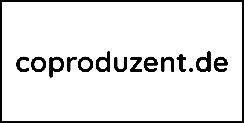coproduzent.de
