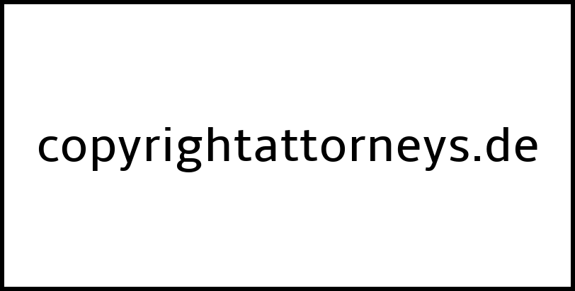 copyrightattorneys.de