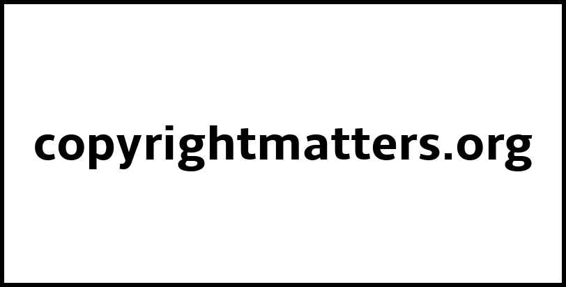 copyrightmatters.org