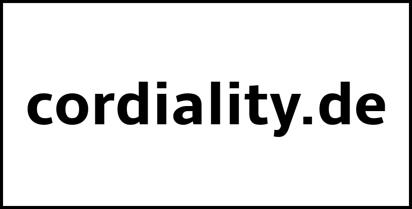 cordiality.de
