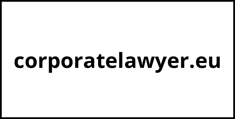 corporatelawyer.eu