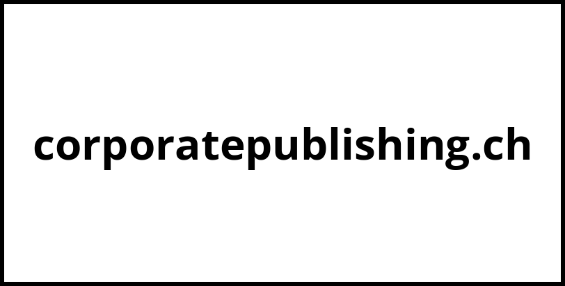 corporatepublishing.ch