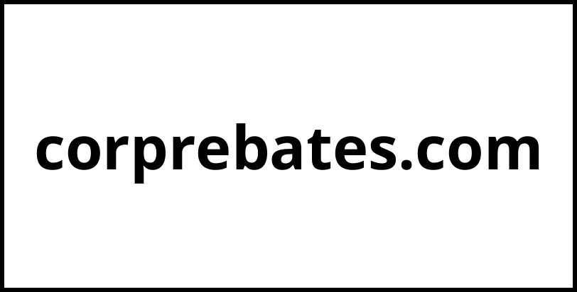 corprebates.com