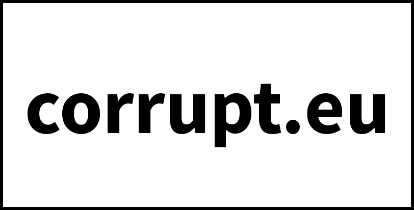 corrupt.eu