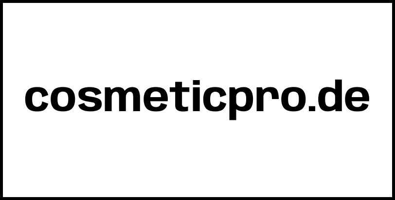 cosmeticpro.de