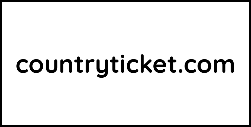 countryticket.com