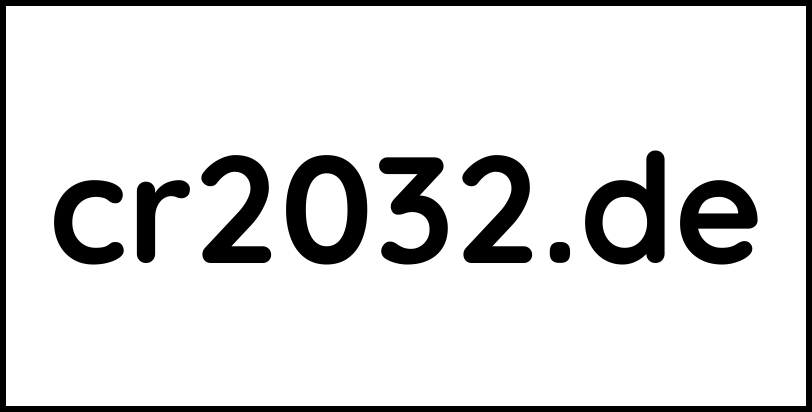 cr2032.de