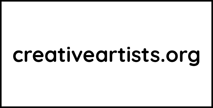 creativeartists.org