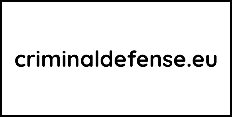 criminaldefense.eu