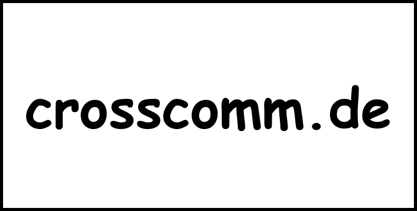 crosscomm.de