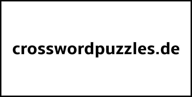 crosswordpuzzles.de